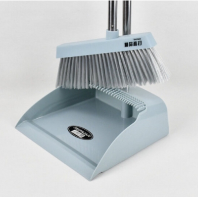 掃把簸箕套裝組合單個家用軟毛掃地【兩件套】淺藍(lán)色